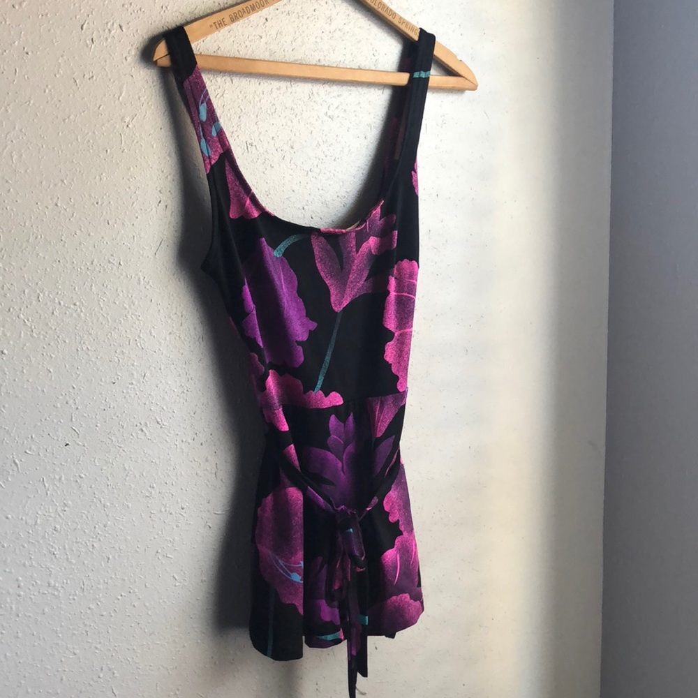 Vintage Swimsuit Pinup Style size 10 Med skirt